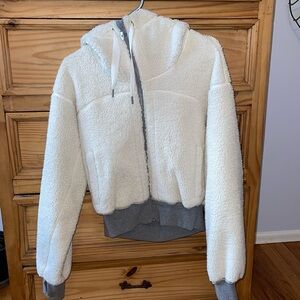 Lululemon Sherpa fleece hoodie jacket